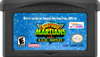 Butt Ugly Martians BKM Battles GameBoy Advance US box art